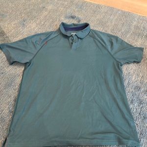 Rhone delta pique polo medium green